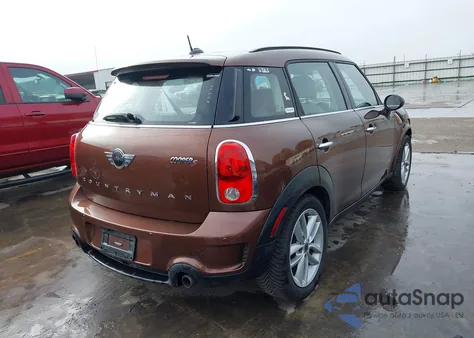 2013 Mini Countryman Cooper S z USA, uszkodzony, nr VIN WMWZC5C51DWP33919